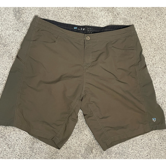 Kuhl Other - KUHL Mutiny River Shorts Men’s 42 10” Olive Hiking Hybrid Swim Trunks Nylon Camp